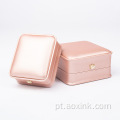 Velvet Jewelry Box Presente Organizador de embalagem personalizado